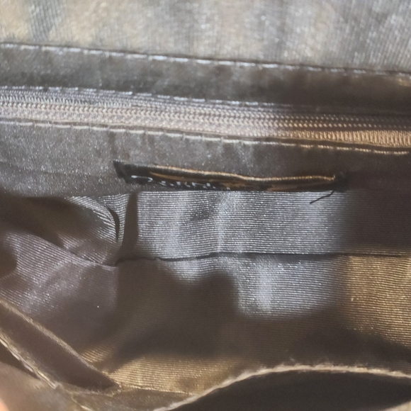 Harris Tweed Green and Brown Crossbody Bag - Picture 4 of 6